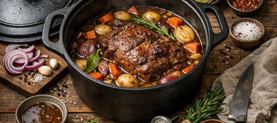 Dutch Oven Schmorgerichte Schritt fuer Schritt: Tipps fuer zarte Fleischgerichte