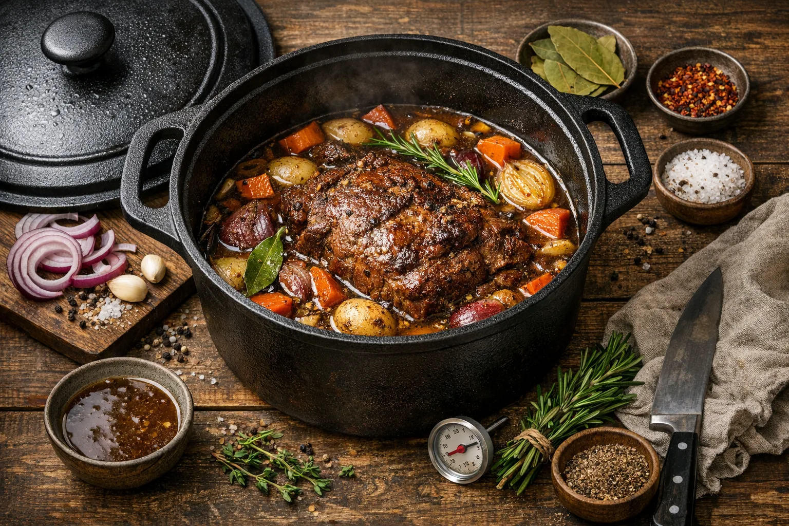 Dutch Oven Schmorgerichte Schritt fuer Schritt: Tipps fuer zarte Fleischgerichte