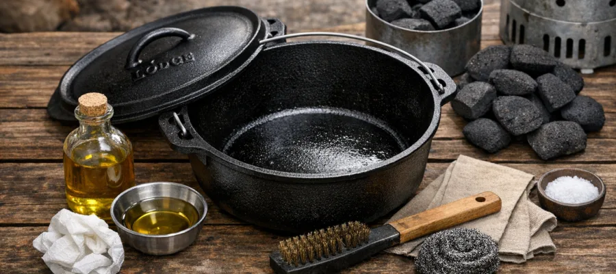 Vorbereitung des Dutch Oven: So startest du deine erste Nutzung richtig