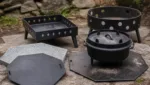 Die besten Feuerstellen und Unterlagen fuer sicheres Dutch Oven Kochen
