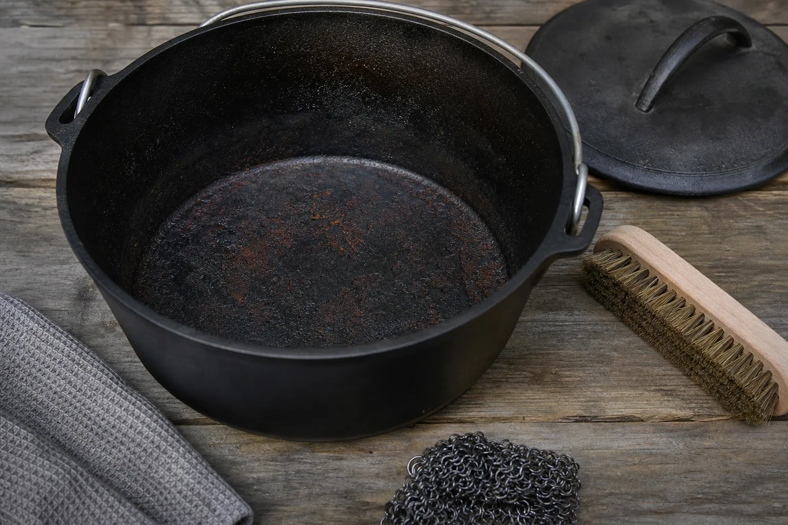 Dutch Oven Reinigung: So entfernst du eingebrannte Rueckstaende effektiv