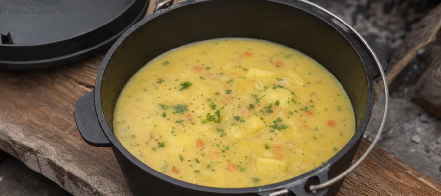 Kartoffelsuppe im Dutch Oven – cremiges Rezept