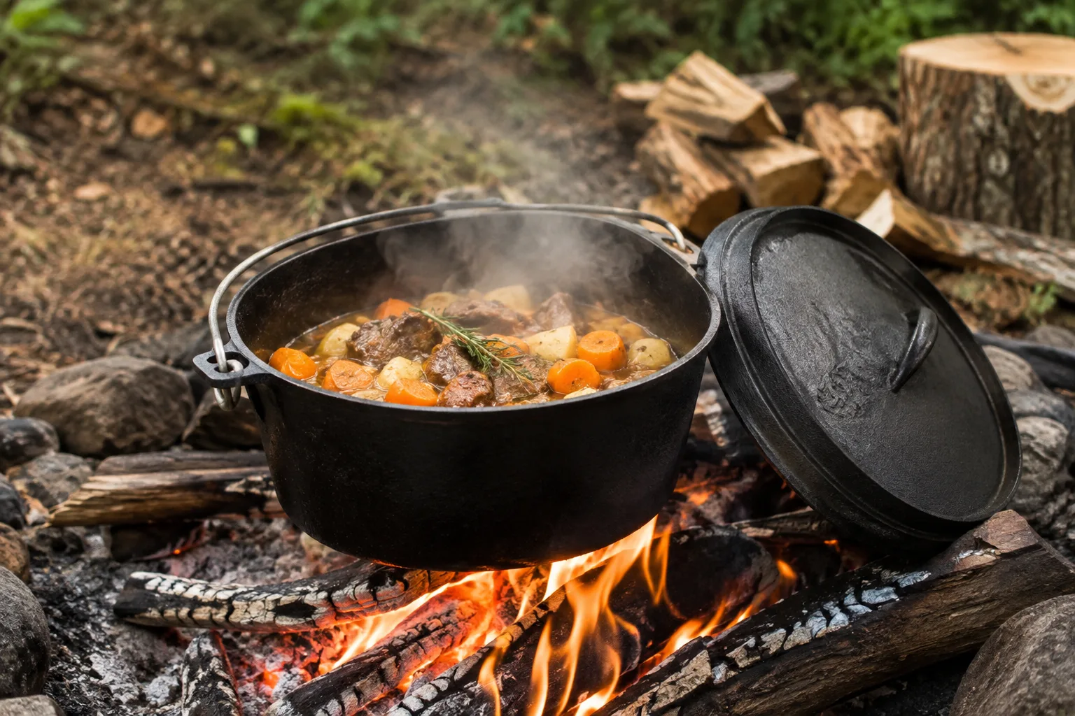 Dutch Oven Lagerfeuerkochen: Tipps und Techniken fuer das perfekte Outdoor-Essen